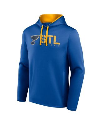 Men's Blue St. Louis Blues Head Start Pullover Hoodie