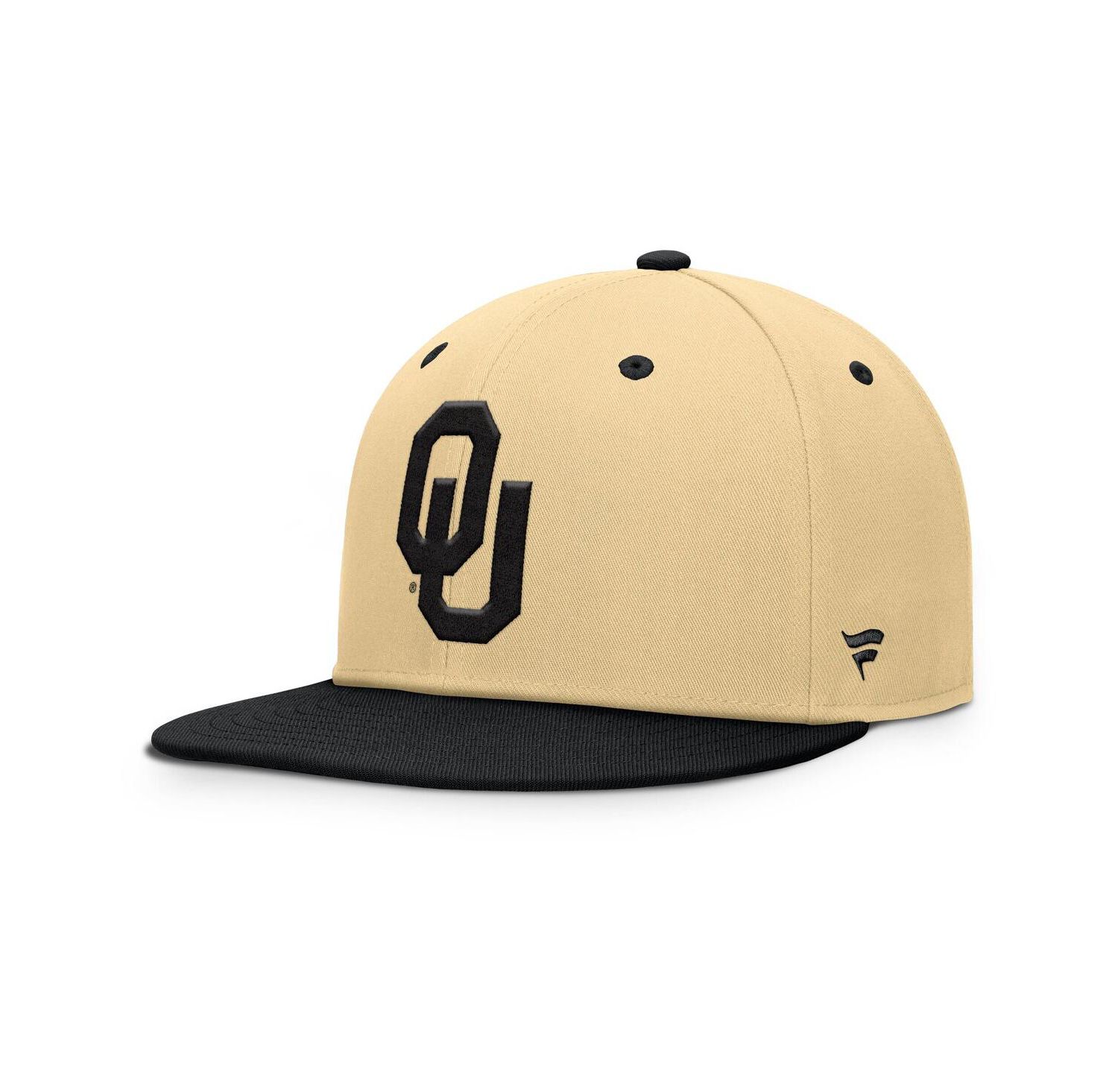 Men's Gold/Black Oklahoma Sooners Balance Fitted Hat