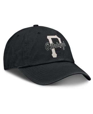 Men's Black Pittsburgh Pirates Statement Club Adjustable Hat