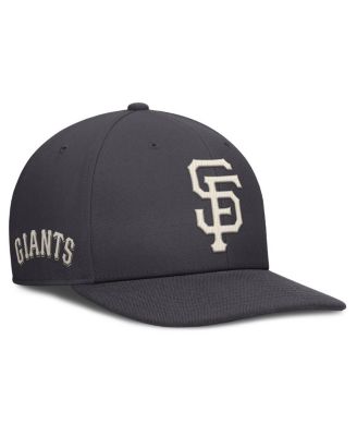 Nike - Men's Anthracite San Francisco Giants Statement Pro Snapback Hat
