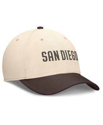 Men's Natural/Brown San Diego Padres Statement Rise Performance Flex Hat