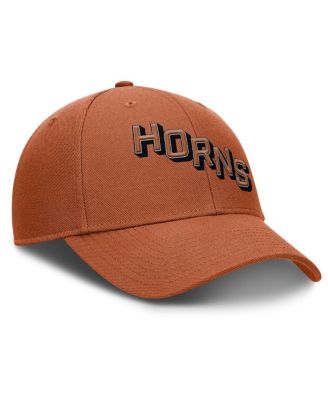 Men's Texas Orange Texas Longhorns Slanted Primetime Rise Performance Adjustable Hat