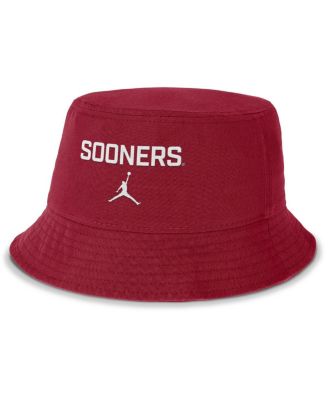 Jordan - Men's Crimson Oklahoma Sooners Apex Primetime Bucket Hat