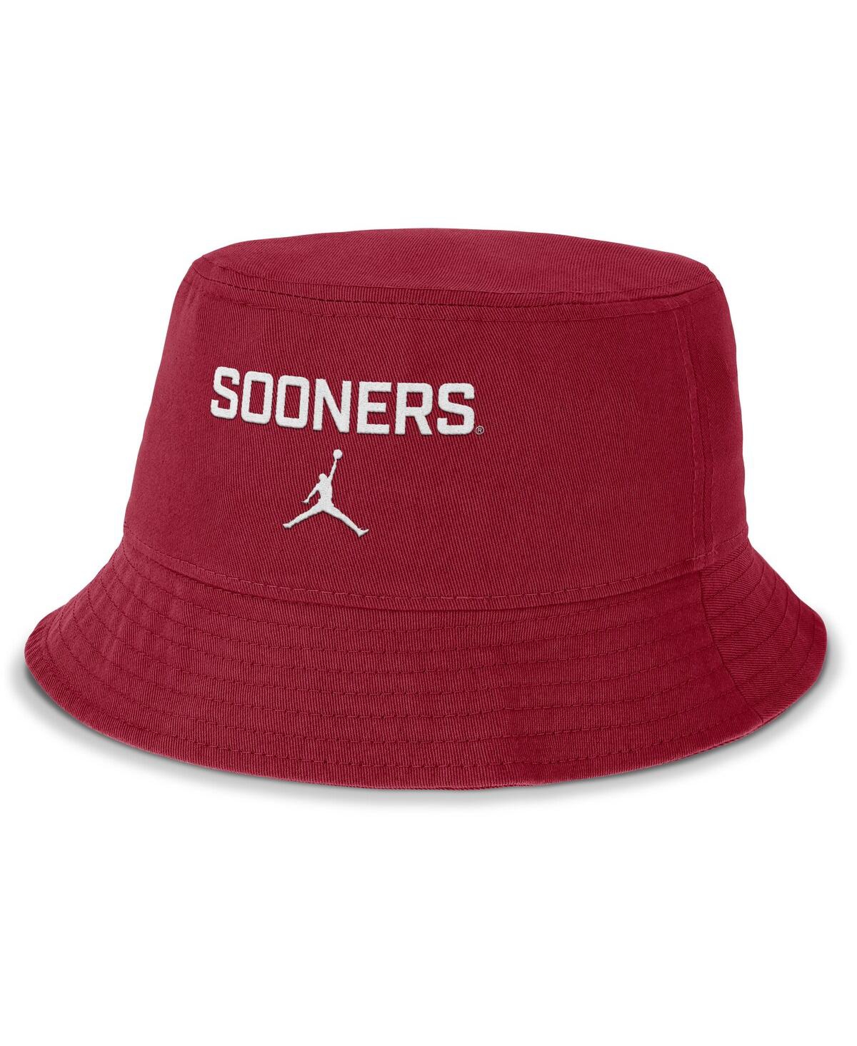 Jordan Men's Crimson Oklahoma Sooners Apex Primetime Bucket Hat In Red