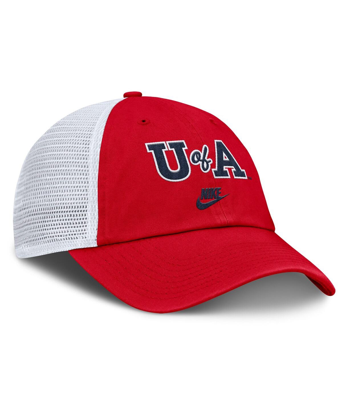 Nike Men's Red Arizona Wildcats Club Legacy Adjustable Trucker Hat In Red