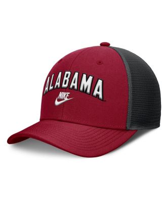 Nike - Men's Crimson/Black Alabama Crimson Tide Legacy Arch Rise Performance Trucker Adjustable Hat