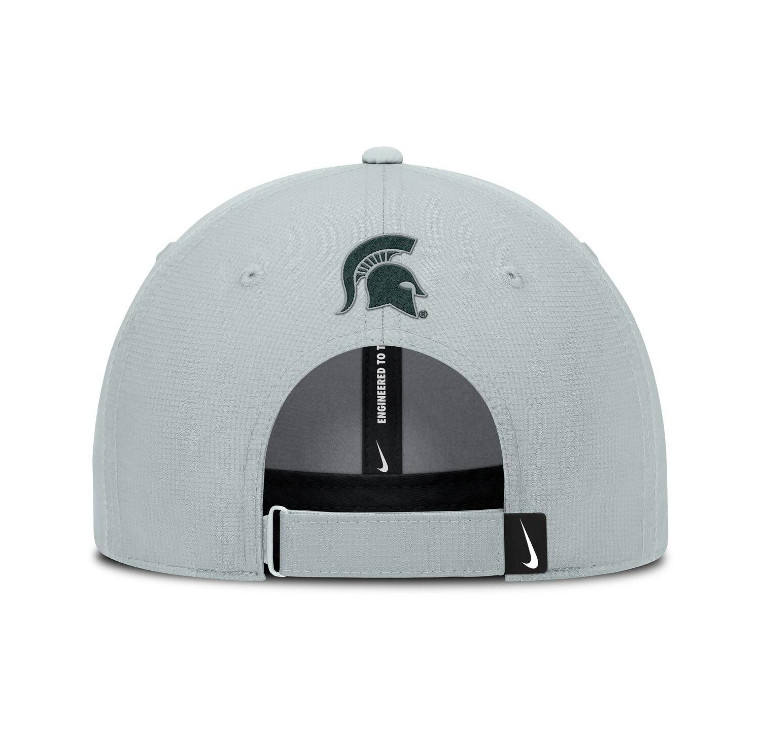 Men's Gray Michigan State Spartans Club Prep Performance Adjustable Hat