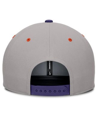 Men's Purple/Gray Clemson Tigers Prep Pro Performance Snapback Hat