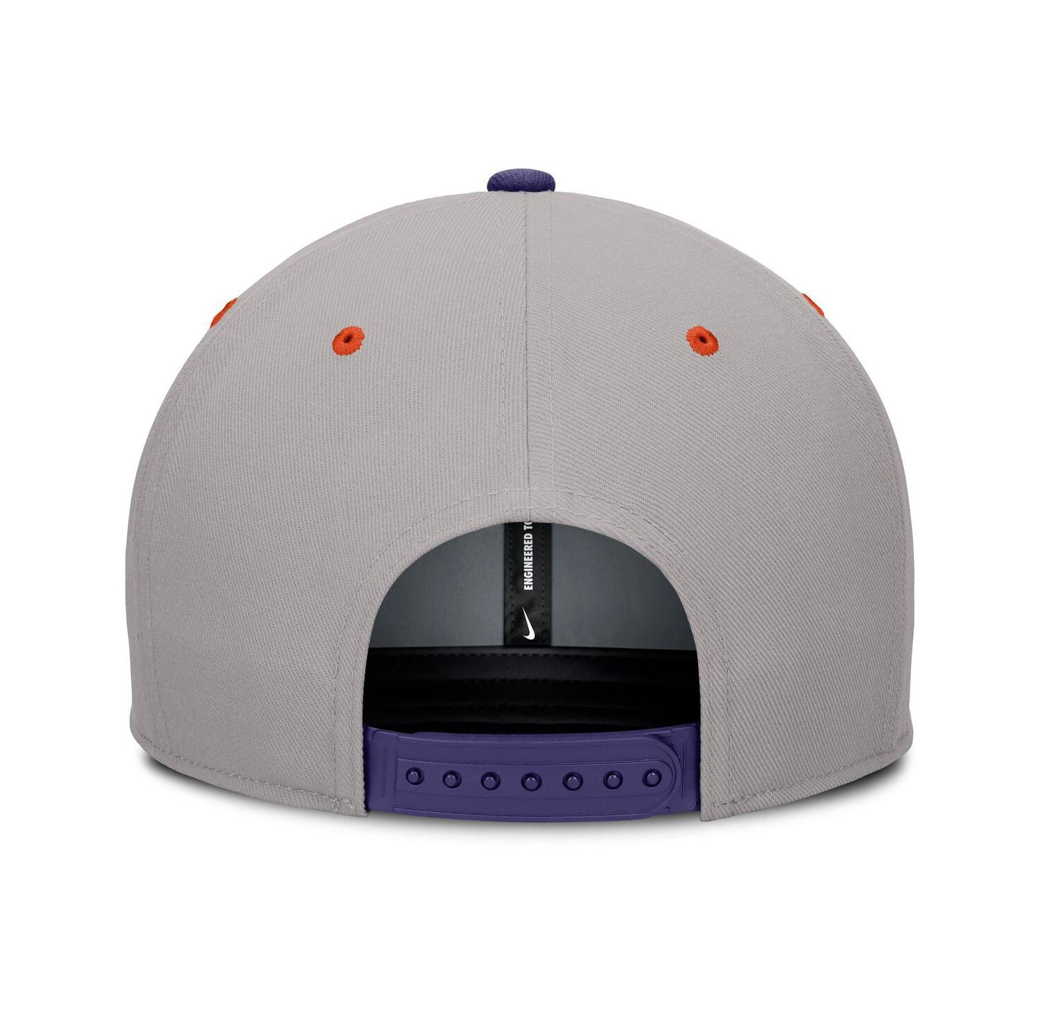 Men's Purple/Gray Clemson Tigers Prep Pro Performance Snapback Hat