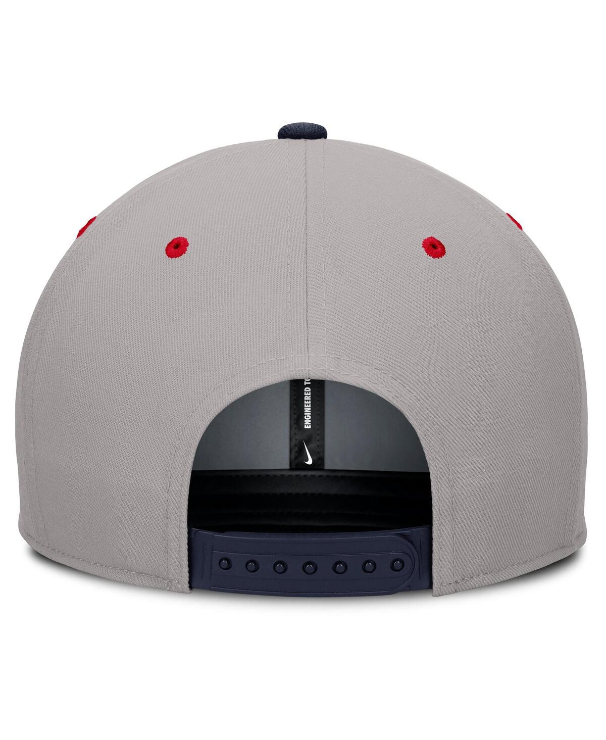 Nike Men's Navy/gray Arizona Wildcats Prep Pro Performance Snapback Hat In Multi