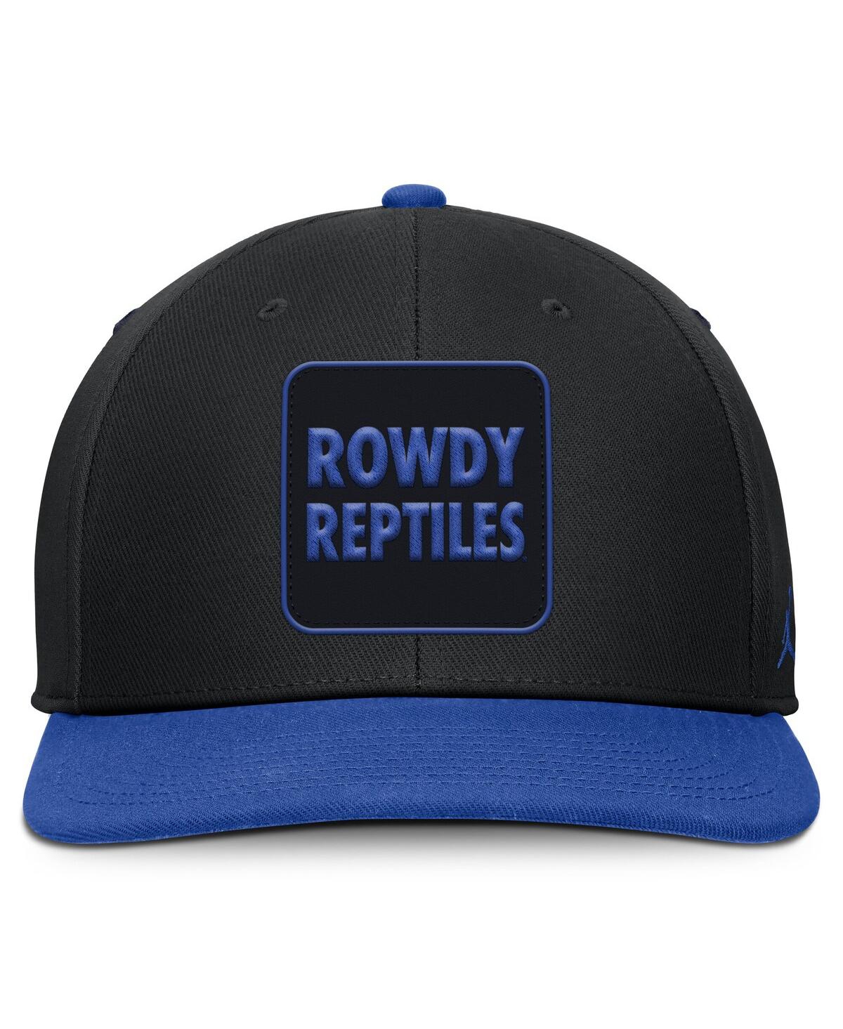 Jordan Men's Black/royal Florida Gators 2025 Sideline Campus Pro Local Snapback Hat In Multi