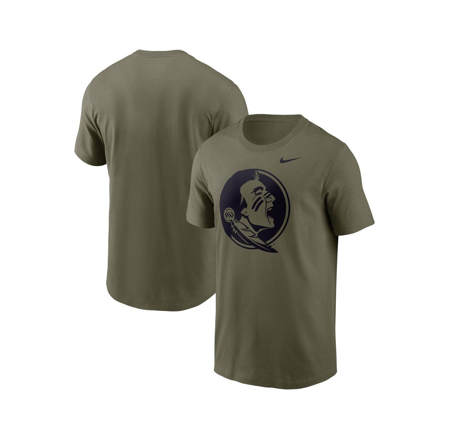 Men's Olive Florida State Seminoles Primetime Logo Performance T-Shirt