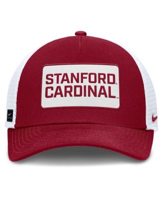 Men's Cardinal/White Stanford Cardinal 2025 On-Field Rise Patch Trucker Adjustable Hat