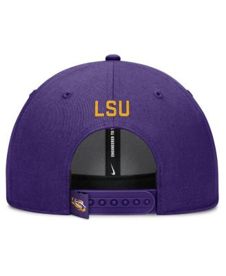 Men's Purple LSU Tigers 2025 On-Field Rise Performance Adjustable Hat