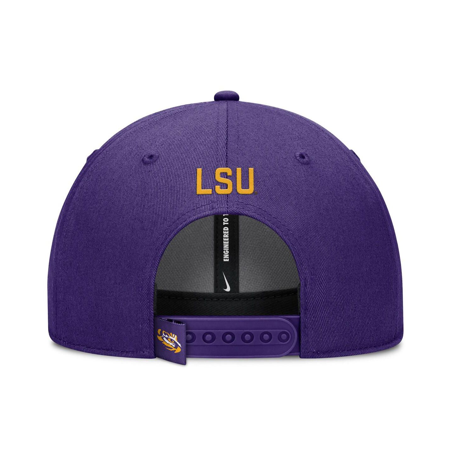 Мужская кепка Nike Purple LSU Tigers 2025 On-Field Rise Performance Adjustable Hat — фото 4