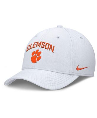 Nike - Men's White Clemson Tigers 2025 On-Field Rise Performance Flex Hat