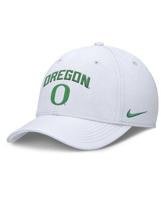 Nike - Men's White Oregon Ducks 2025 On-Field Rise Performance Flex Hat