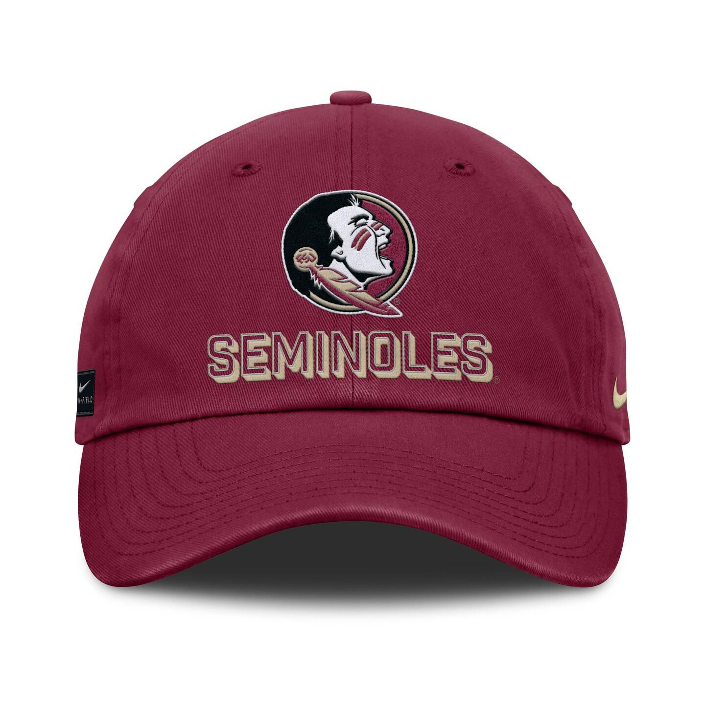 Мужская кепка Nike Garnet Florida State Seminoles 2025 On-Field Club Adjustable Hat — фото 2