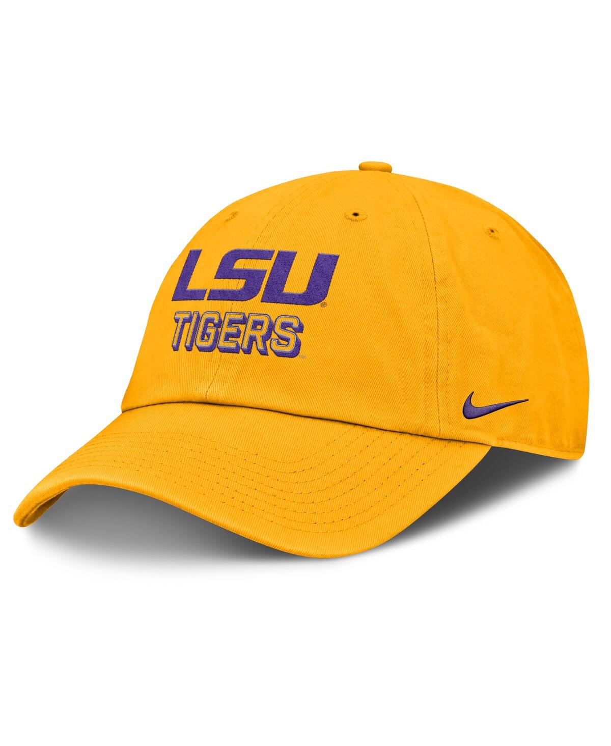 Men's Gold Lsu Tigers 2025 On-Field Club Adjustable Hat - Gold