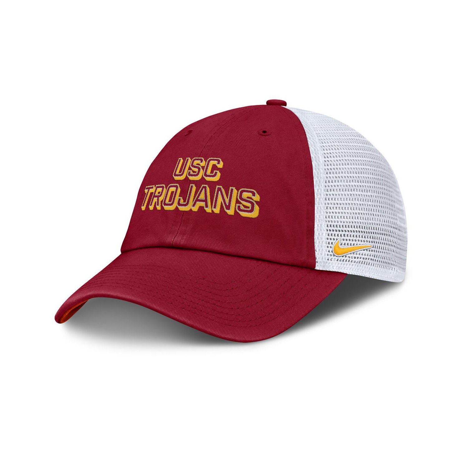 Men's Cardinal USC Trojans 2025 Gameday On-Field Club Adjustable Trucker Hat