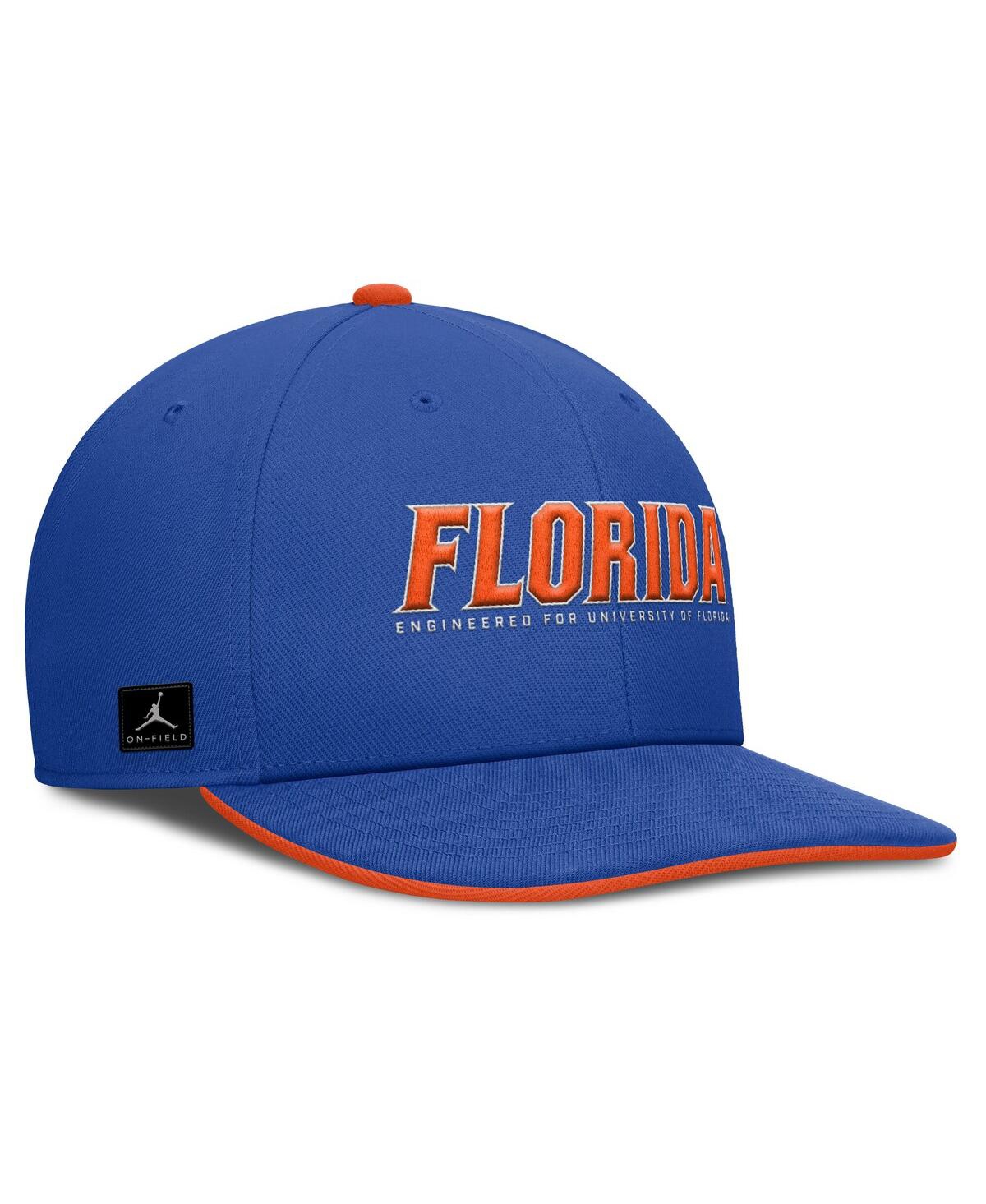 Jordan Men's Royal Florida Gators 2025 On-field Pro Performance Adjustable Hat In Blue