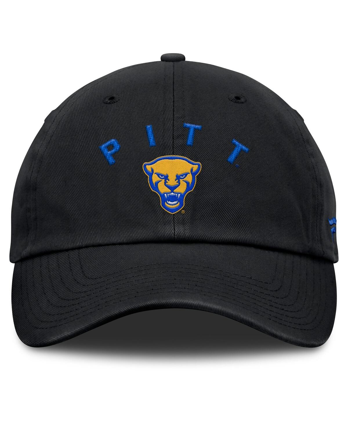 Fanatics Men's Black Pitt Panthers Myth Adjustable Hat In Black