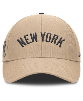 Men's Khaki New York Yankees Rise Adjustable Hat