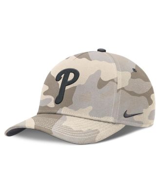 Nike - Men's Natural Philadelphia Phillies Camo Pack Rise Adjustable Hat
