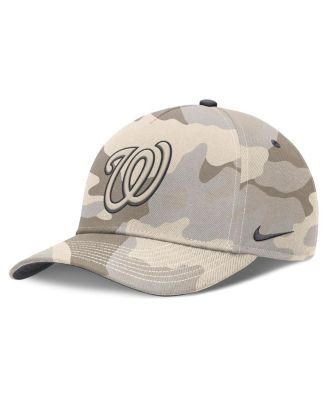 Nike - Men's Natural Washington Nationals Camo Pack Rise Adjustable Hat
