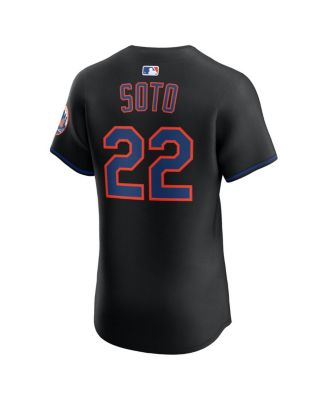 Men's Juan Soto Black New York Mets Alternate Elite Jersey