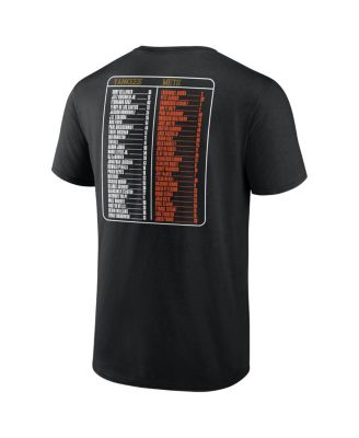 Men's Black New York Yankees vs. New York Mets 2025 Subway Series Roster T-Shirt