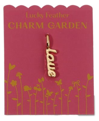 Charm Garden - GOLD -  LOVE - Script L-O-V-E