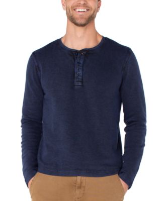 Liverpool Los Angeles - Men's Cotton Long-Sleeve Henley Shirt