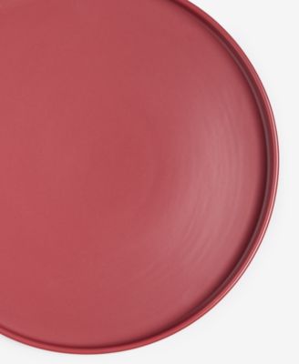 Aaden Matte Berry Dinner Plate, Macy's Exclusive