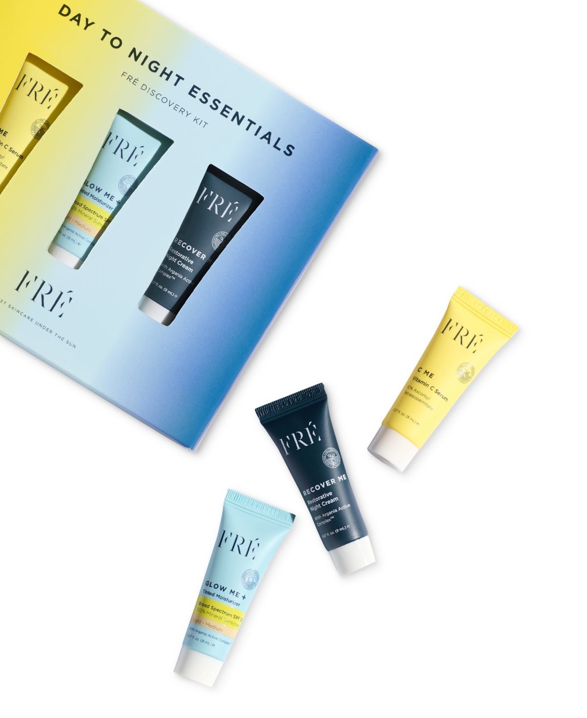 Fre 3-pc. Day To Night Essentials Skincare Discovery Set In Transparent