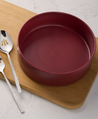 Aaden Matte Berry Serve Bowl, Macy's Exclusive