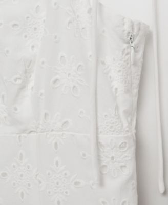 Women's Cutwork Midi Dress