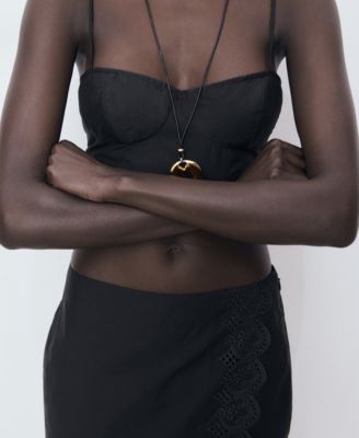 Women's Embroidered Cotton Skirt