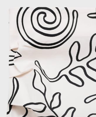 Women's Slit Printed Long Skirt