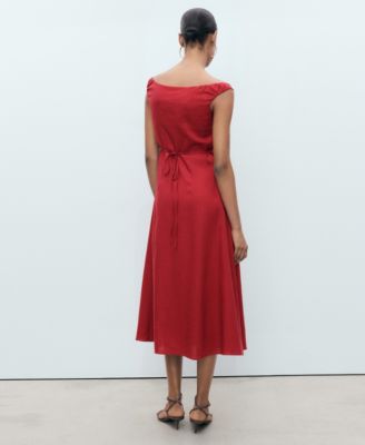 Women's Buttoned Midi Dress