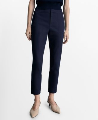 MANGO - Women's Crop Skinny Pants