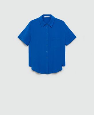 MANGO - Women's Short Sleeve Shirt