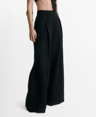 Women's Wide Leg Pleated Pants