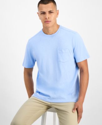 Men's Short Sleeve Crewneck Pocket Canal T-Shirt