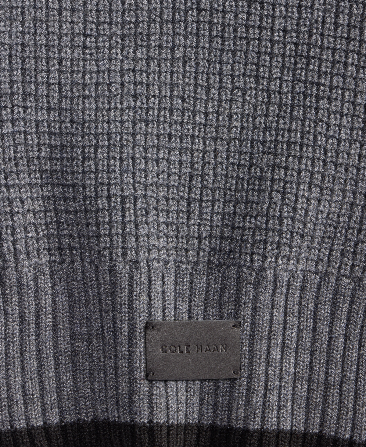 Cole Haan Men's Waffle-Knit Scarf