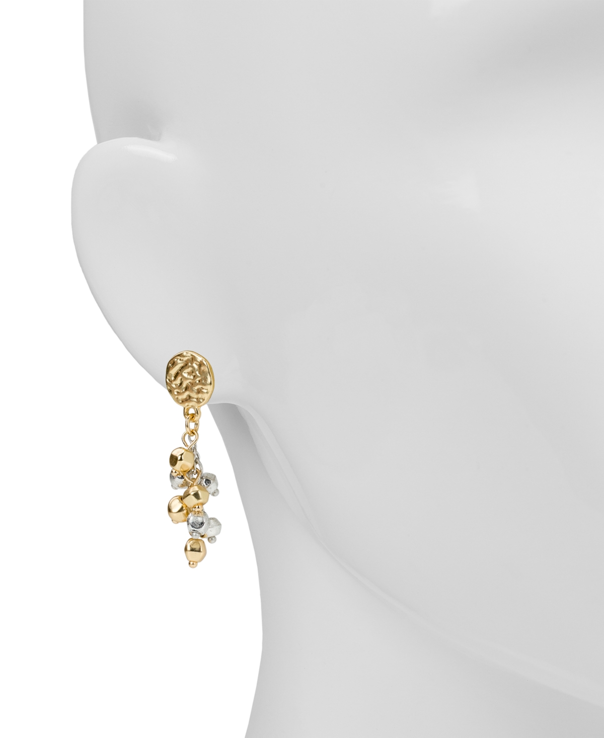 Patricia Nash Two-tone Multi-dangle Earrings In Gold
