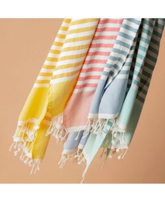 Artisan Crafted Cotton Turkish Towel Beach Bath Oeko-Tex Certified