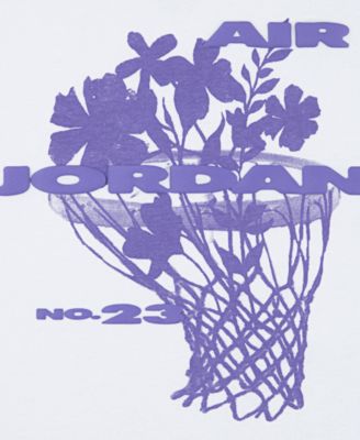 Girls' 7-16 Flowers Short-Sleeve T-Shirt