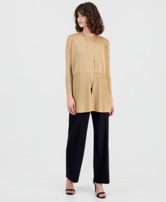 Women's Metallic Sleeveless Sweater