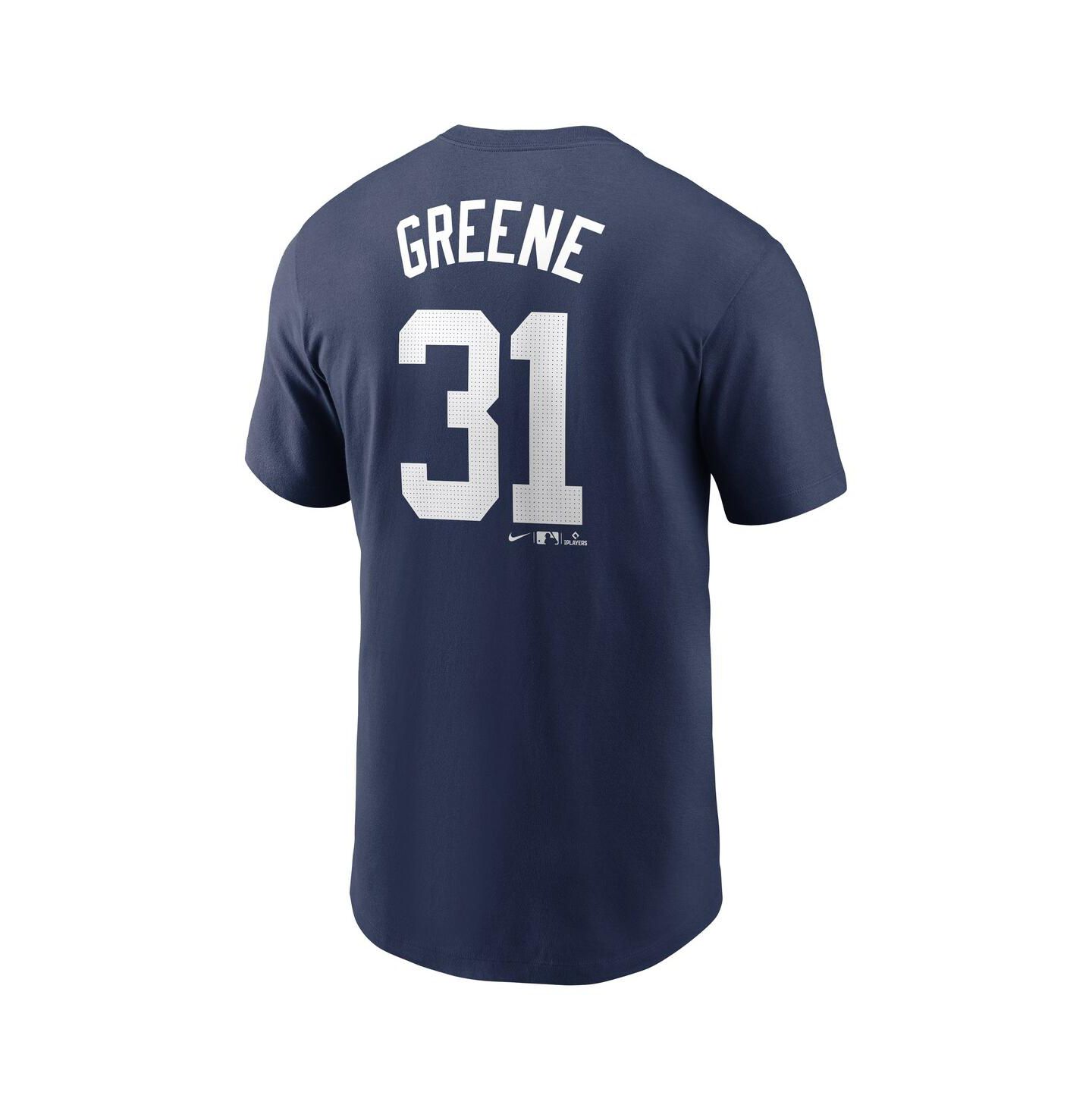 Мужская футболка Nike Riley Greene Navy Detroit Tigers Fuse Name & Number — фото 3